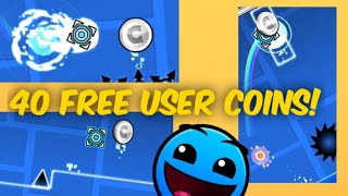 40 FREE SILVER USER COINS! Geometry Dash