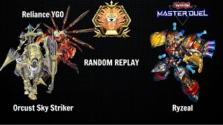 Random Replay #2 | Orcust Sky Striker vs Ryzeal | Master Rated | No Face