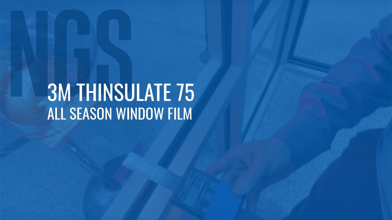 3M Thinsulate 75 All Season Window Film Summer & Winter Performance Demonstration