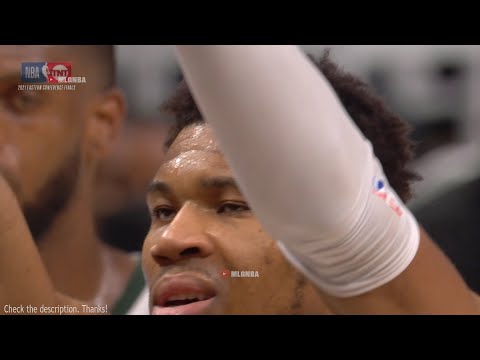 Giannis taking 12 seconds on the line just to shoot airballs 💀 Bucks vs Hawks Game 4