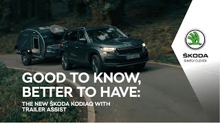 The new ŠKODA KODIAQ: Trailer Assist - How to use it and why Trailer