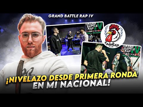 ¡NIVELAZO DESDE PRIMERA RONDA EN MI NACIONAL! | 16AVOS GRAND BATTLE RAP IV