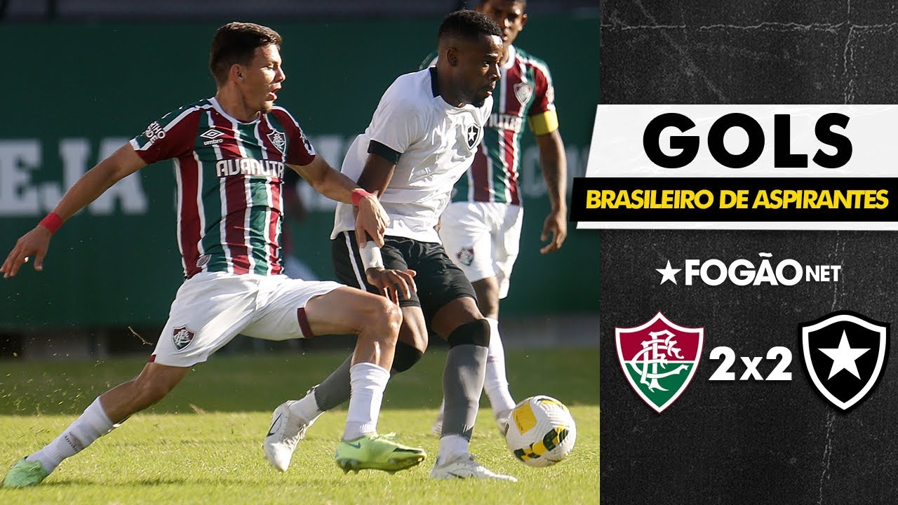 VÍDEO: Gols do empate entre Botafogo e Fluminense nas Laranjeiras pelo Brasileiro de Aspirantes