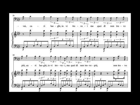Vi ravviso, o luoghi ameni (La Sonnambula - V. Bellini) Score Animation