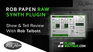 Video thumbnail for Rob Papen RAW Synth Plugin - Overview by Plugin Boutique