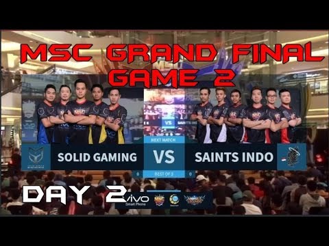 SAINTS INDO VS SOLID GAMING ALPHA (GAME 2) | MSC GRAND FINAL DAY 2