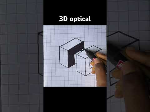 3D optical #youtube #opticalillusion #shortsindia #3dart #artreels #feedshort #illusion #hashtags
