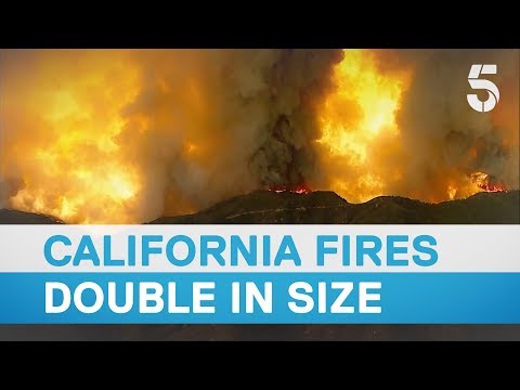 Firefighters from around the world tackle California's record-breaking wildfire - 5 News
