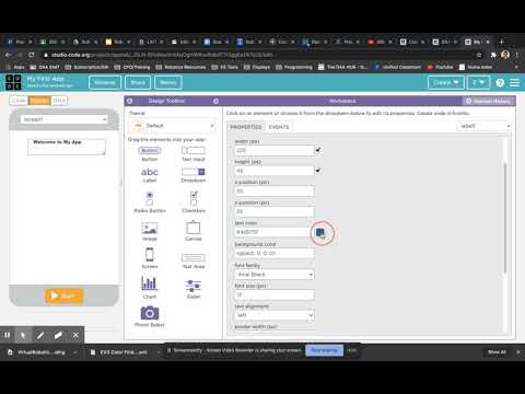 02. App Lab - Labels and Text Area