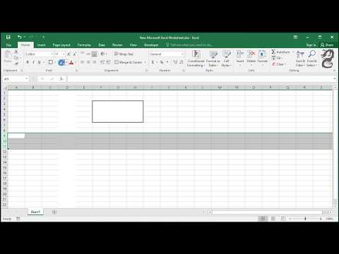 How to Remove Gridlines from Specific Cells in Excel