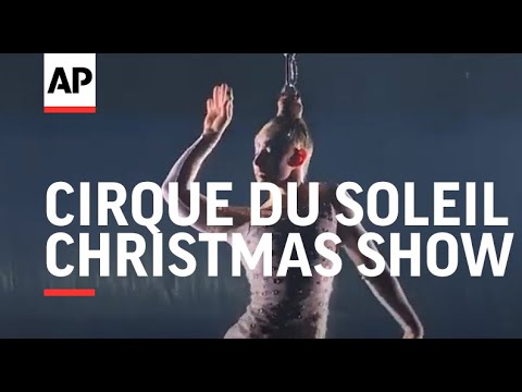 Cirque du Soleil performers twist and fly in new Christmas Show