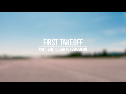 Learning to Fly a Glider - FIRST TAKEOFF, SEVERE TURBULENCE in 4K