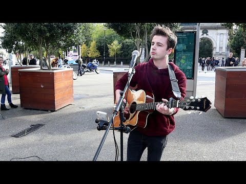 An Absolutely Beautiful Version of (A-ha) "Take On Me" by New Busker David Hayden.