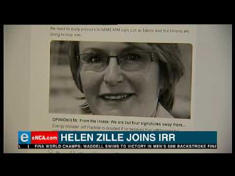 Zille joins think tank
