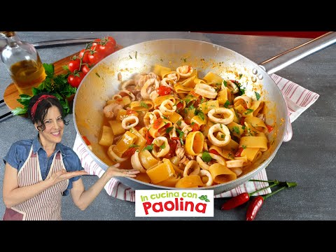 Ricetta tradizionale della CALAMARATA NAPOLETANA.🦑 Pasta con il sugo di calamari.