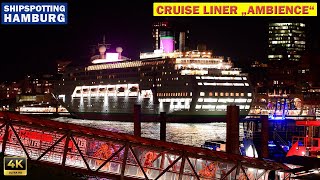 AMBIENCE - Sail away aus Hamburg Auslaufen vor der Elbphilharmonie | Shipspotting Hamburg 4K re-live