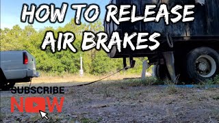 HOW TO RELEASE AIR BRAKES #AIRBRAKES