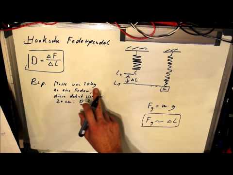 Hooksche Federpendel + Beispiel