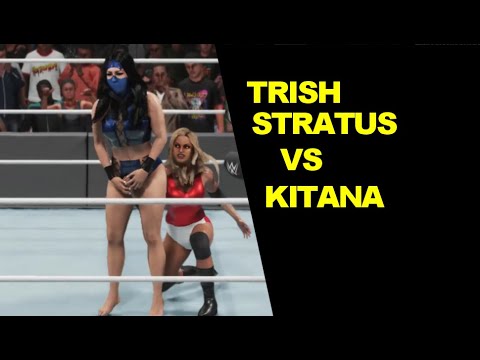 WWE 2K19 Trish Stratus vs Kitana - Extreme Rules