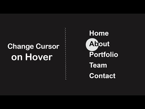 Change Cursor On Hover Using Css Vanilla Javascript Mouse Cursor Effects