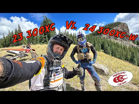 2024 KTM 300XC-W VS. 2023 KTM 300XC | Nate Creek Trail | Alpine Trail