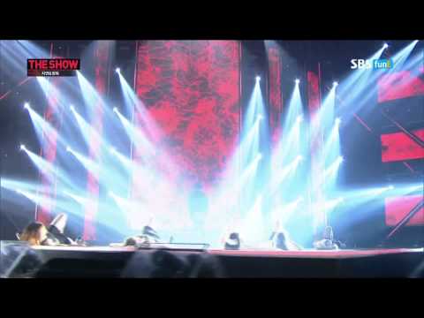 140701 Jiyeon & Jung Wook - Trouble Maker @ The Show all about Kpop