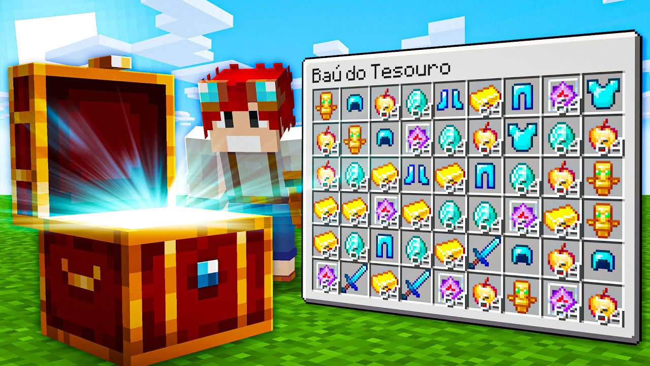 quebrar blocos = BAÚ DE TESOURO OP