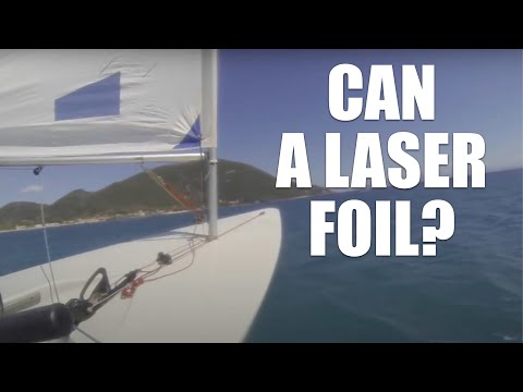 Onboard the Foiling Laser!