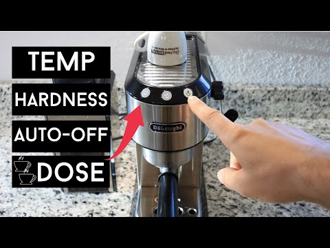 DELONGHI DEDICA ALL the SETTINGS: EC680 EC685 EC885M