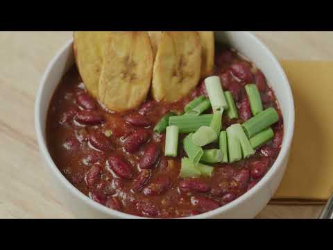 Red Red Stew: Ghanaian Red Bean Stew with Fried Plantains