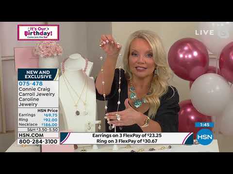 Connie Craig Carroll Jewelry Caroline Baroque Drop Earri...