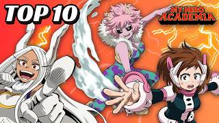 Top 10 Strongest Female Characters in My Hero Academia