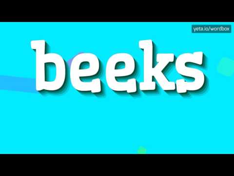 BEEKS - HOW TO PRONOUNCE IT!?