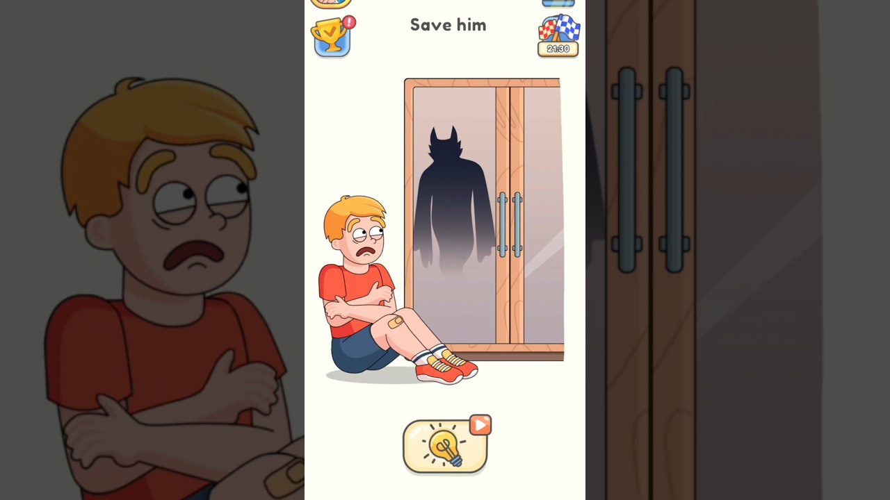 Save Him 😱🆘 | DOP 5 Tricky Puzzle (Delete One Part) #shorts #dop5 #gaming #dop2 #roblox #sketch