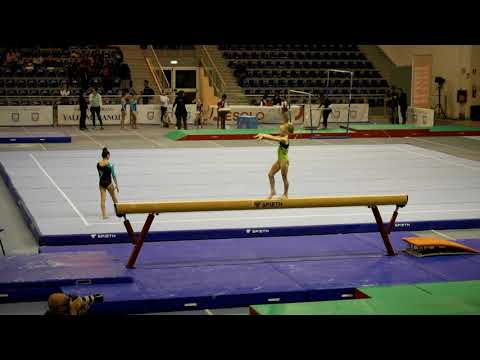 JESOLO FINALE NAZIONALE SERIE C3A GIRONI 01/12/2017  TRAVE MARTINA PERI