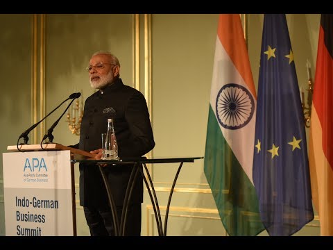PM Modi's speech at the Indo-German Business Summit in Berlin, Germany