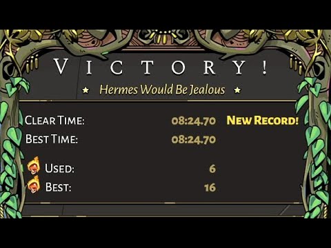 Hades Speedrun - Any Heat - 8:24 - Adamant Rail Aspect Of Eris