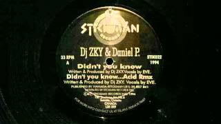 Zky DJ & Daniel P Didnt You Know Stickman Records