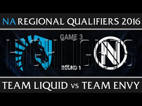 Liquid vs Team Envy Highlights Game 3, NA LCS Regionals Summer 2016, TL vs NV G3