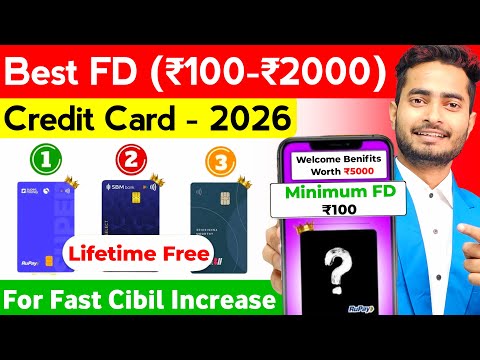 Top 3 FD-Based Credit Cards 2025 | Best Credit Cards Against Fixed Deposit in India | FD Credit Card