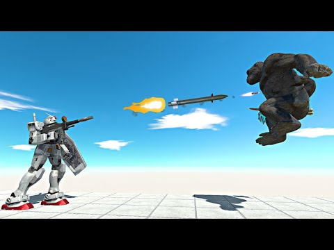 One Shot Gundom RX-78 - Animal Revolt Battle Simulator