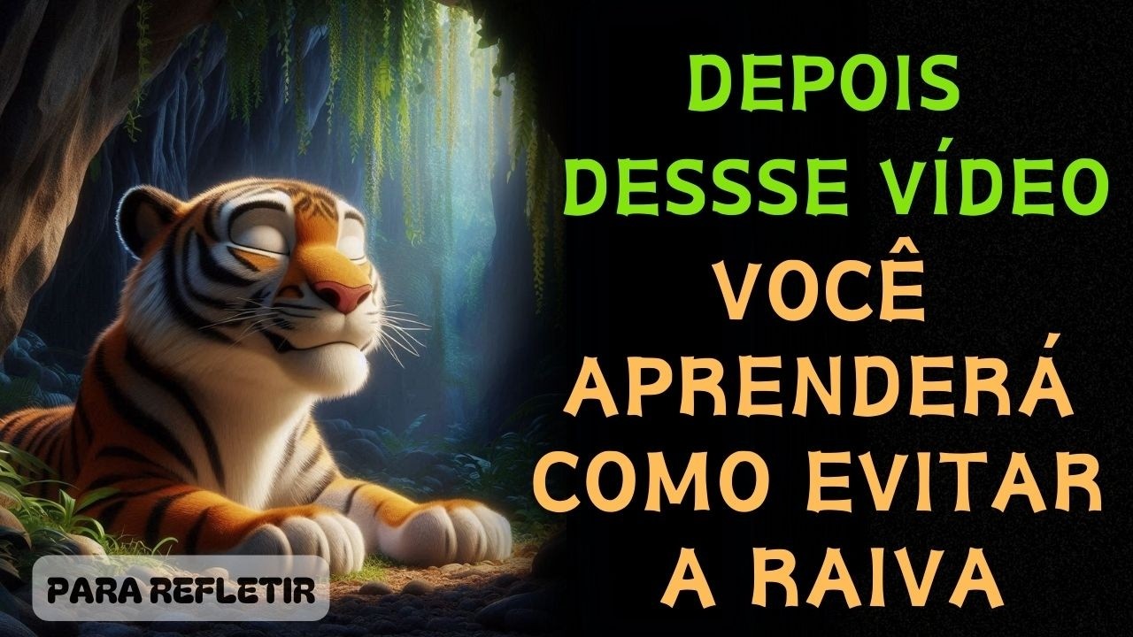 O Tigre Que Superou a Raiva - Linda Reflexão Para a Vida!