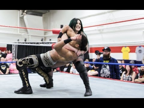Harlow O'Hara Manhandles Christian Casanova & Austin Theory - Limitless Wrestling (Intergender)