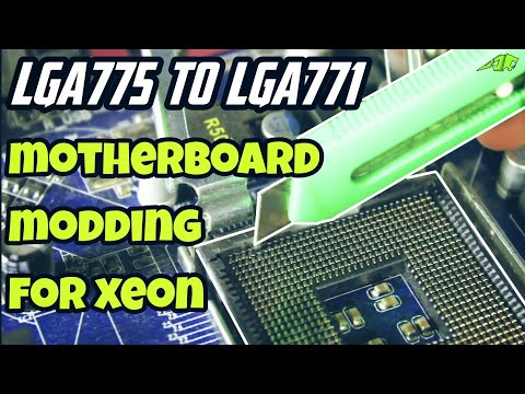 Lga 775 to lga 771 mod.... changing socket of a motherboard ????