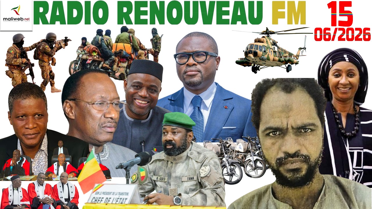 La Revue de Presse de la RADIO RENOUVEAU FM du 15 Juin 2026