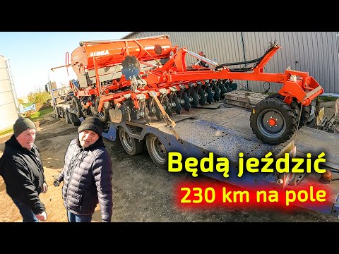 A field 230 km from the farm 👉 Piciu is supplied by a Unia AMBER 3000 seeder [Korbanek]