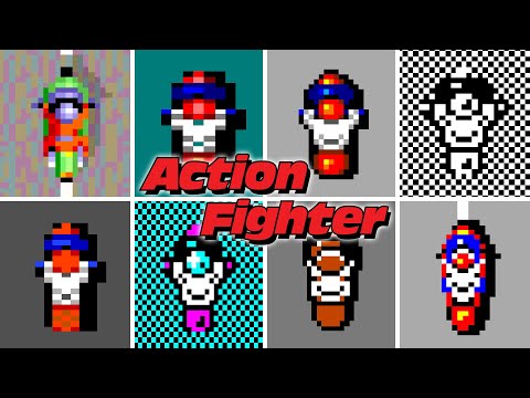 Action Fighter | Versions Comparison | Arcade, Amiga, ST, CPC, C64, Master System, PC, ZX Spectrum