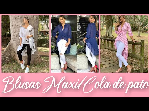 BLUSAS MAXI / COLA DE PATO/ BLUSAS LARGAS