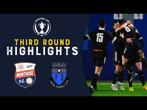 Montrose 2-5 Darvel | Highlights | Scottish Cup Third Round 2022-23