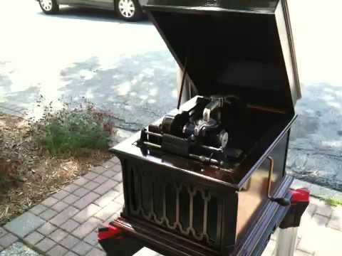 Edison Amberola V outside my shop